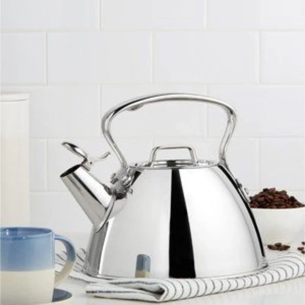 All-Clad Stainless Steel Tea Kettle - 2 qt. - Picture 2 of 3